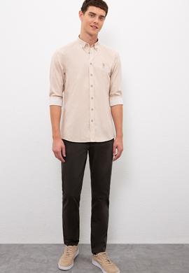 Erkek Kum Gömlek Uzunkol - 50219614005