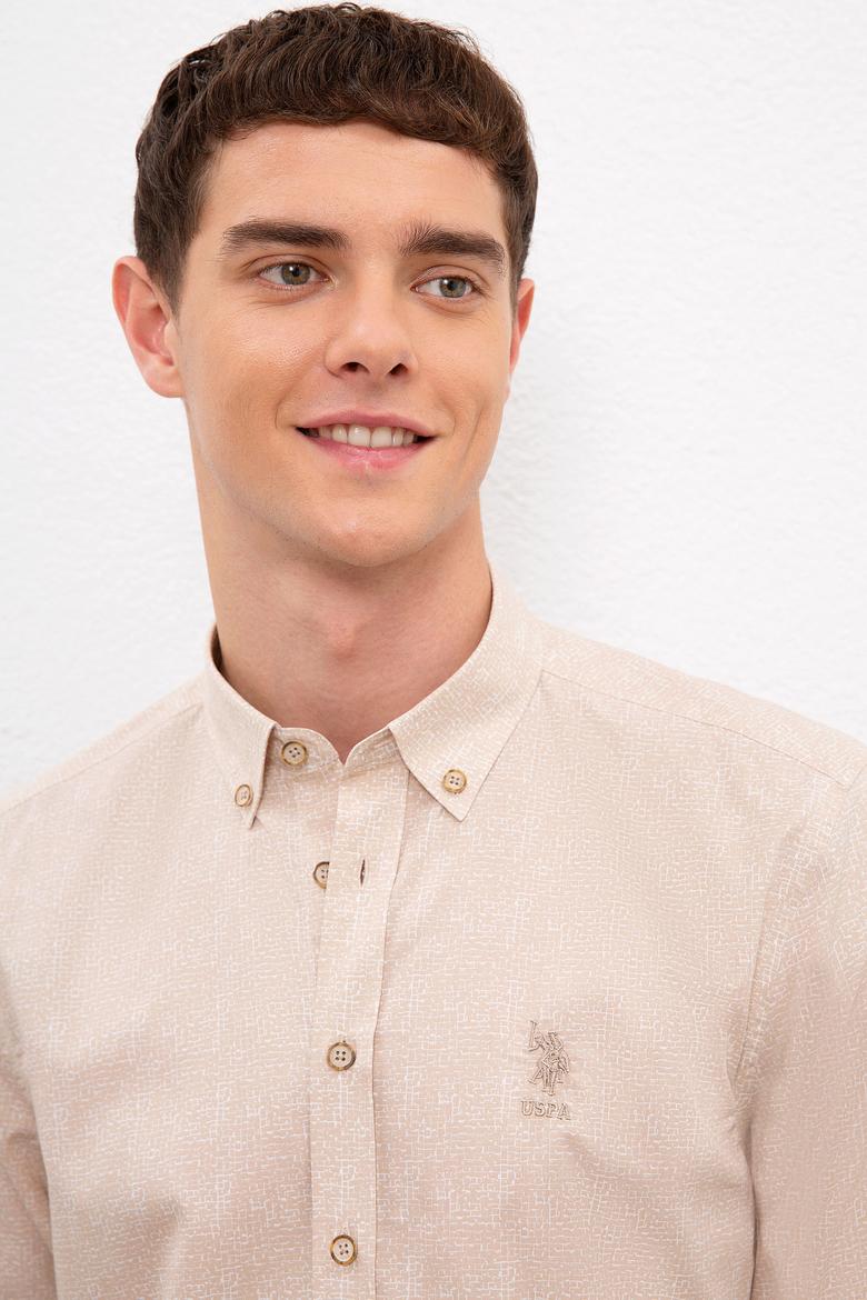 Erkek Kum Gömlek Uzunkol - 50219614005