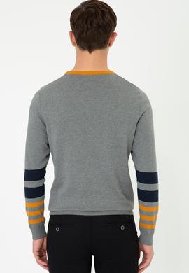 Erkek Gri Melanj Kazak - 50237169011