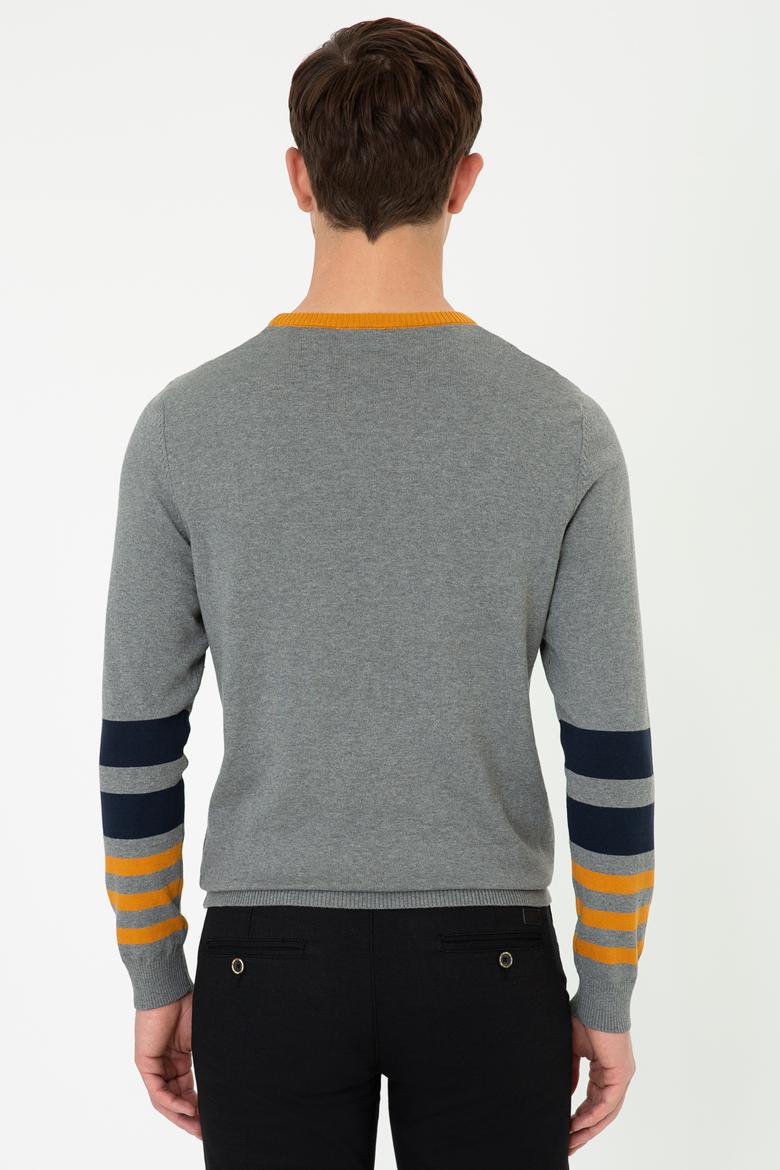 Erkek Gri Melanj Kazak - 50237169011