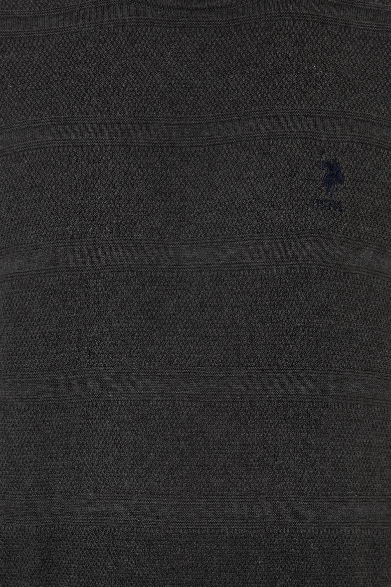 Erkek Antrasit Melanj Kazak - 50237422007