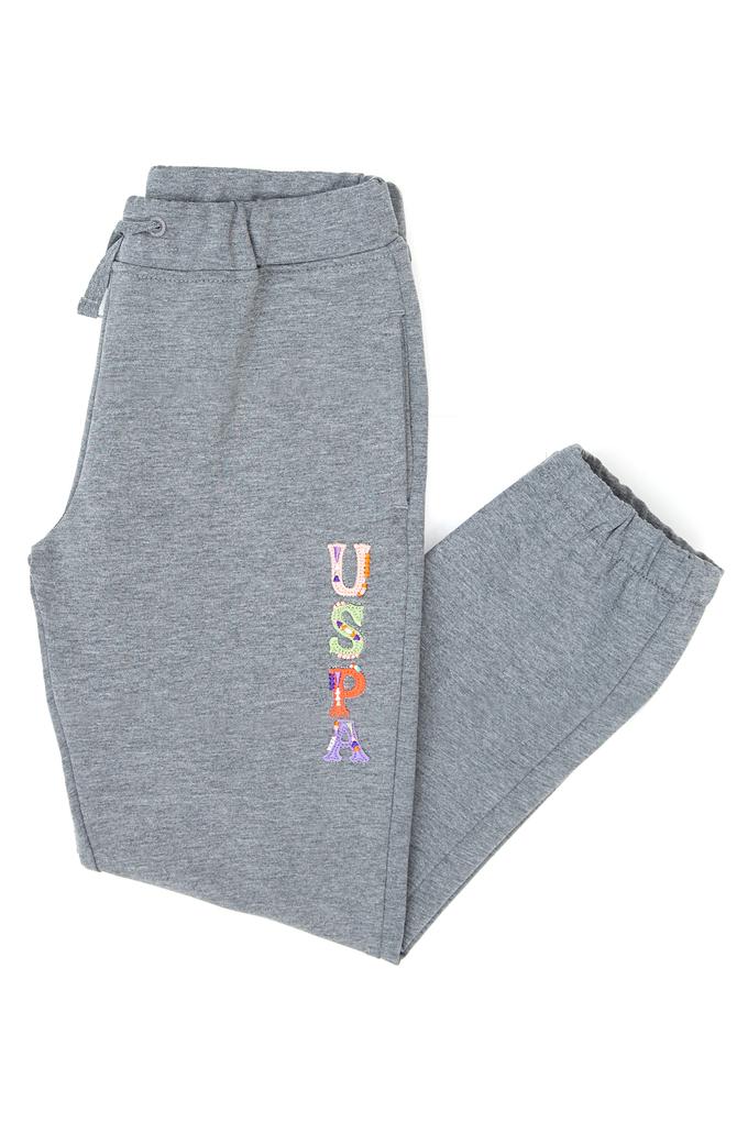 Çocuk Gri Melanj Eşofman Altı