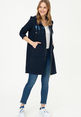 Kadın Lacivert Sweatshirt - 50240733016