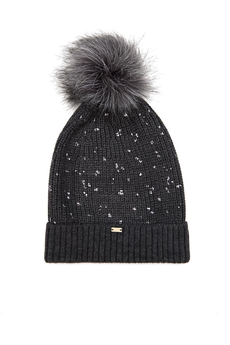 Kadın Antrasit Melanj Bere - 50241005002