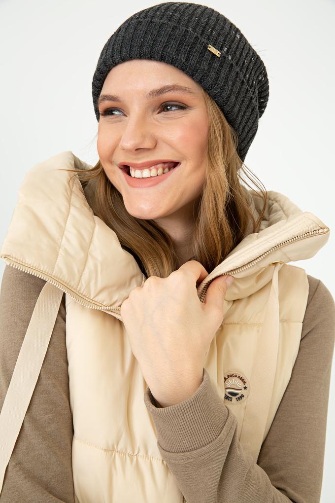 Kadın Antrasit Melanj Bere