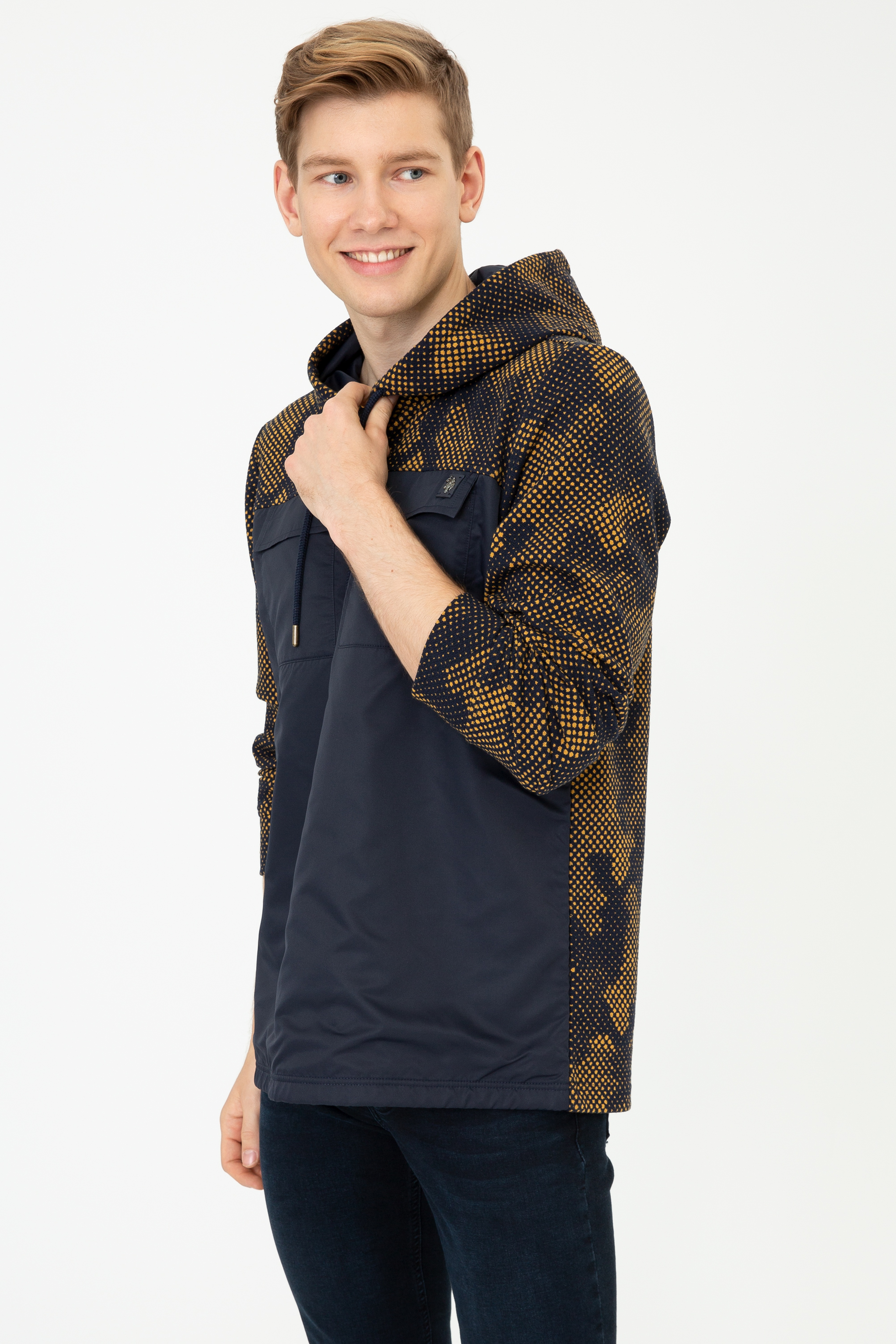 Erkek Lacivert Sweatshirt - Image 4
