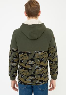 Erkek Koyu Haki Sweatshirt - 50236898051