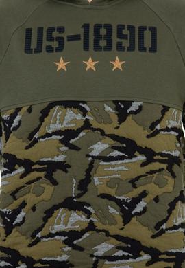 Erkek Koyu Haki Sweatshirt - 50236898051