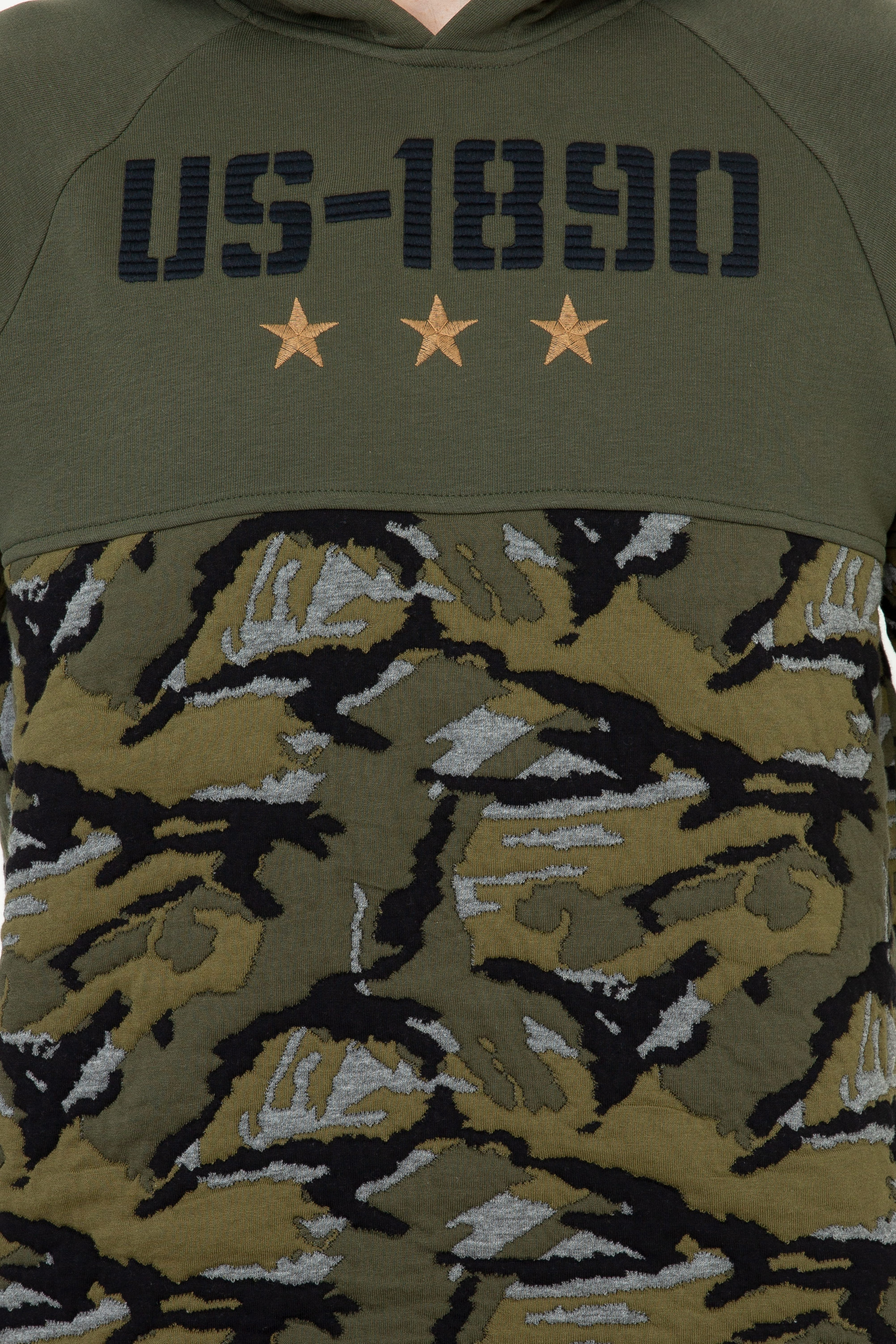 Erkek Koyu Haki Sweatshirt