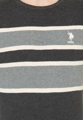 Erkek Antrasit Melanj Kazak - 50237020004