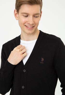 Erkek Siyah Triko Hırka - 50237062025