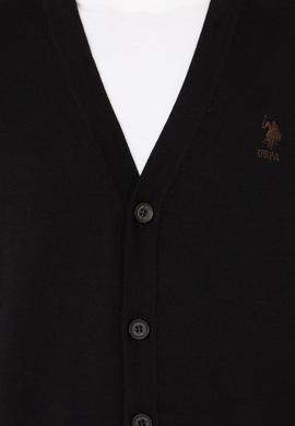 Erkek Siyah Triko Hırka - 50237062025