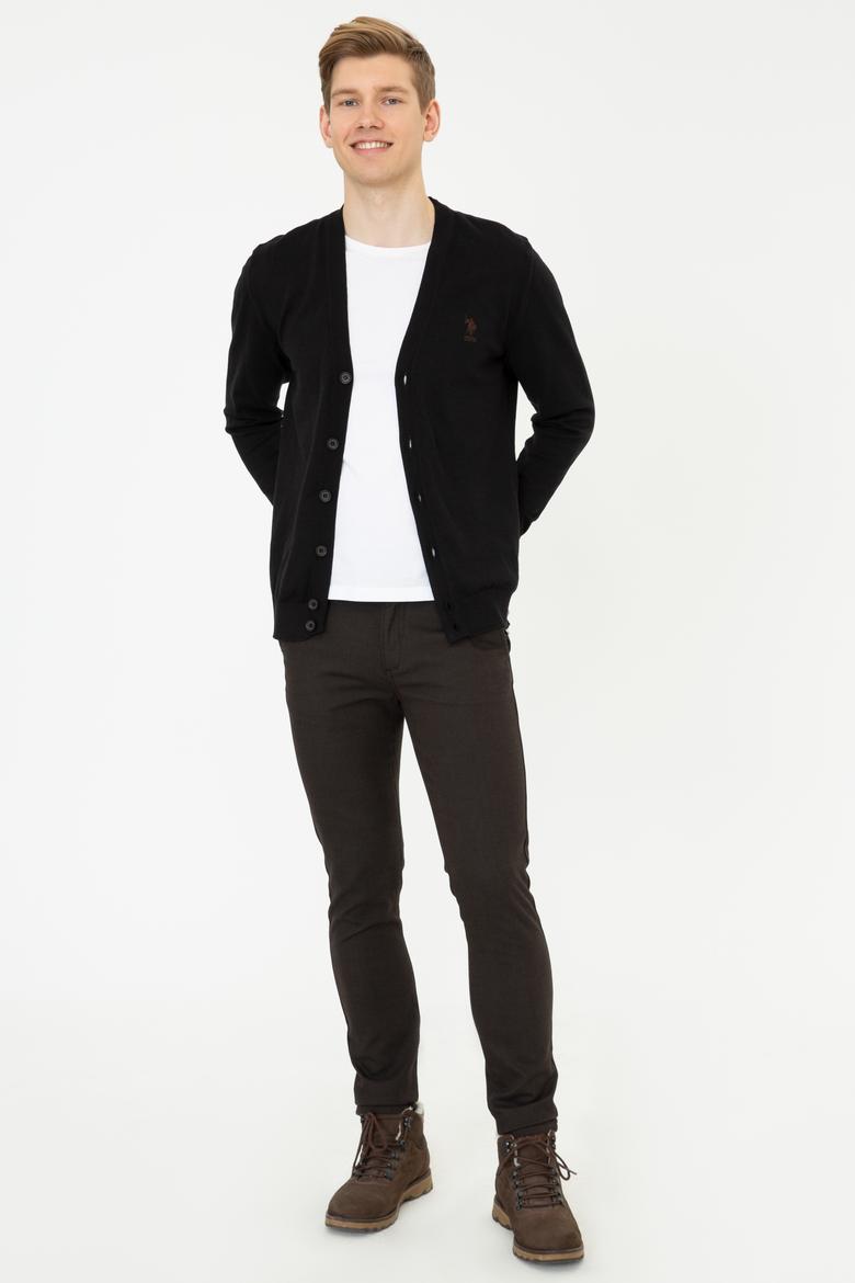 Erkek Siyah Triko Hırka - 50237062025