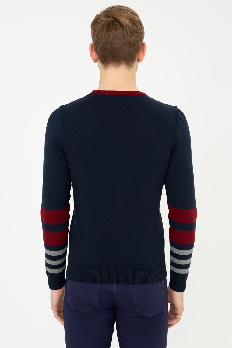 Erkek Lacivert Kazak - 50237169007