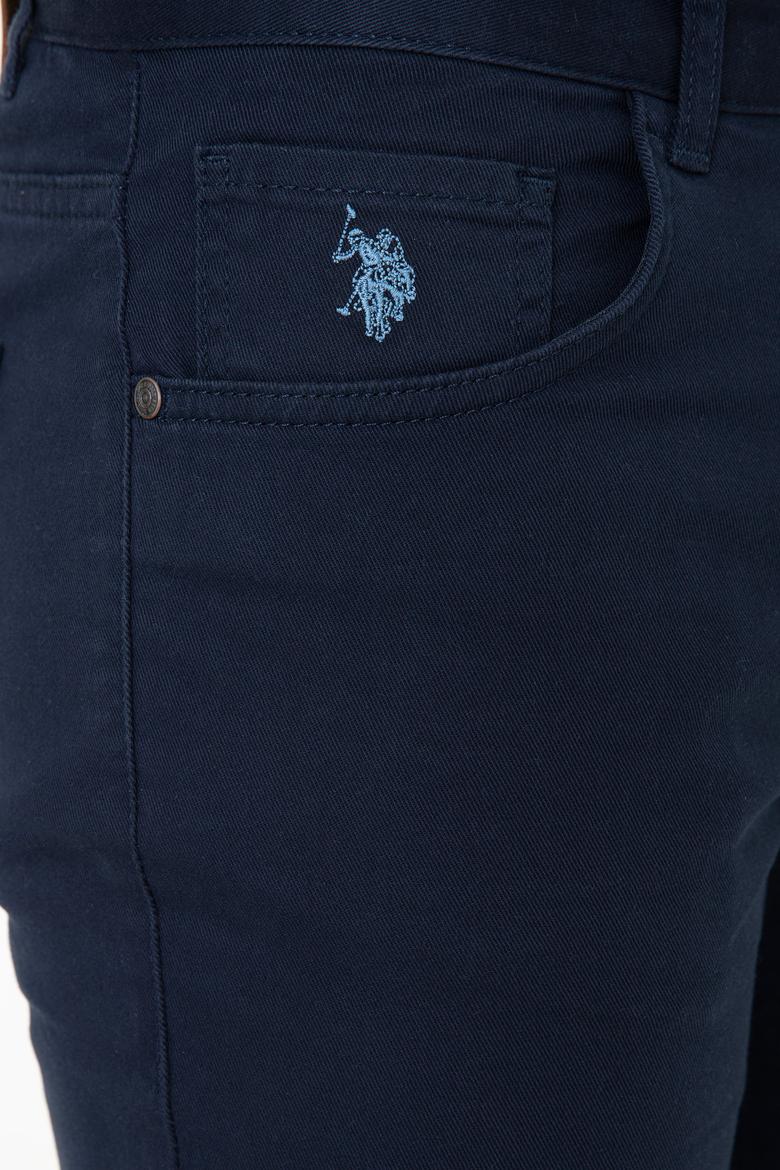 Erkek Lacivert Kanvas Pantolon - 50206360024