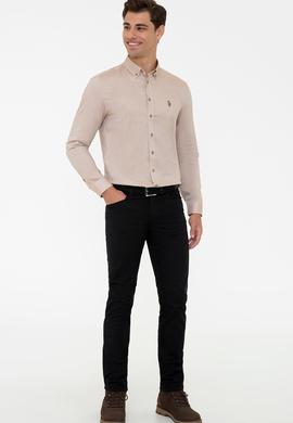 Erkek Siyah Kanvas Pantolon - 50206357021