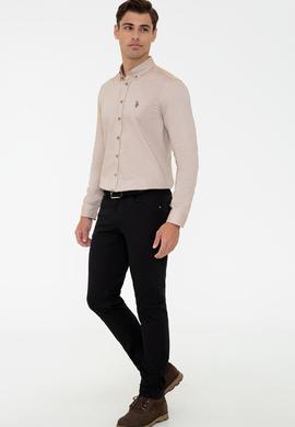 Erkek Siyah Kanvas Pantolon - 50206357021