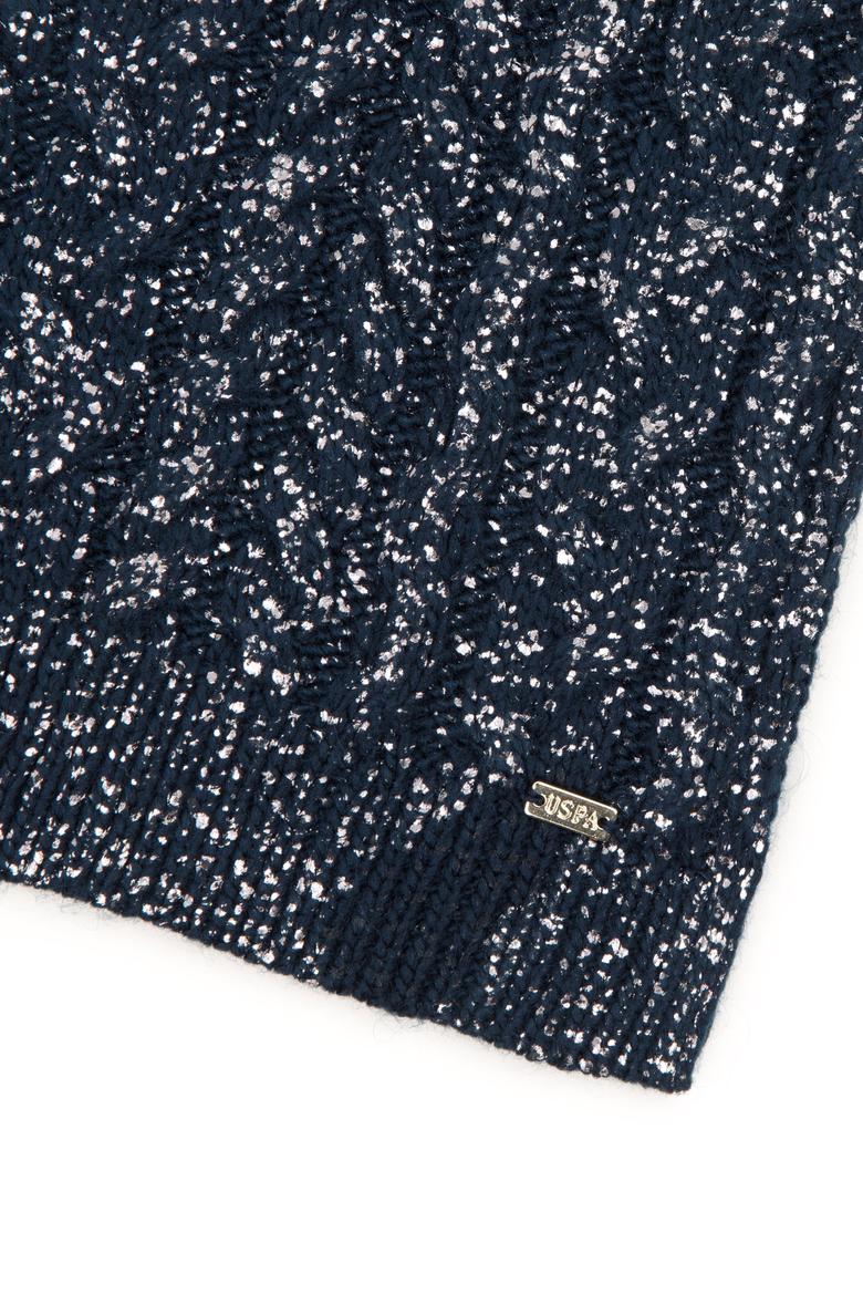 Kadın Lacivert Kaşkol Bere Takım - 50228099004