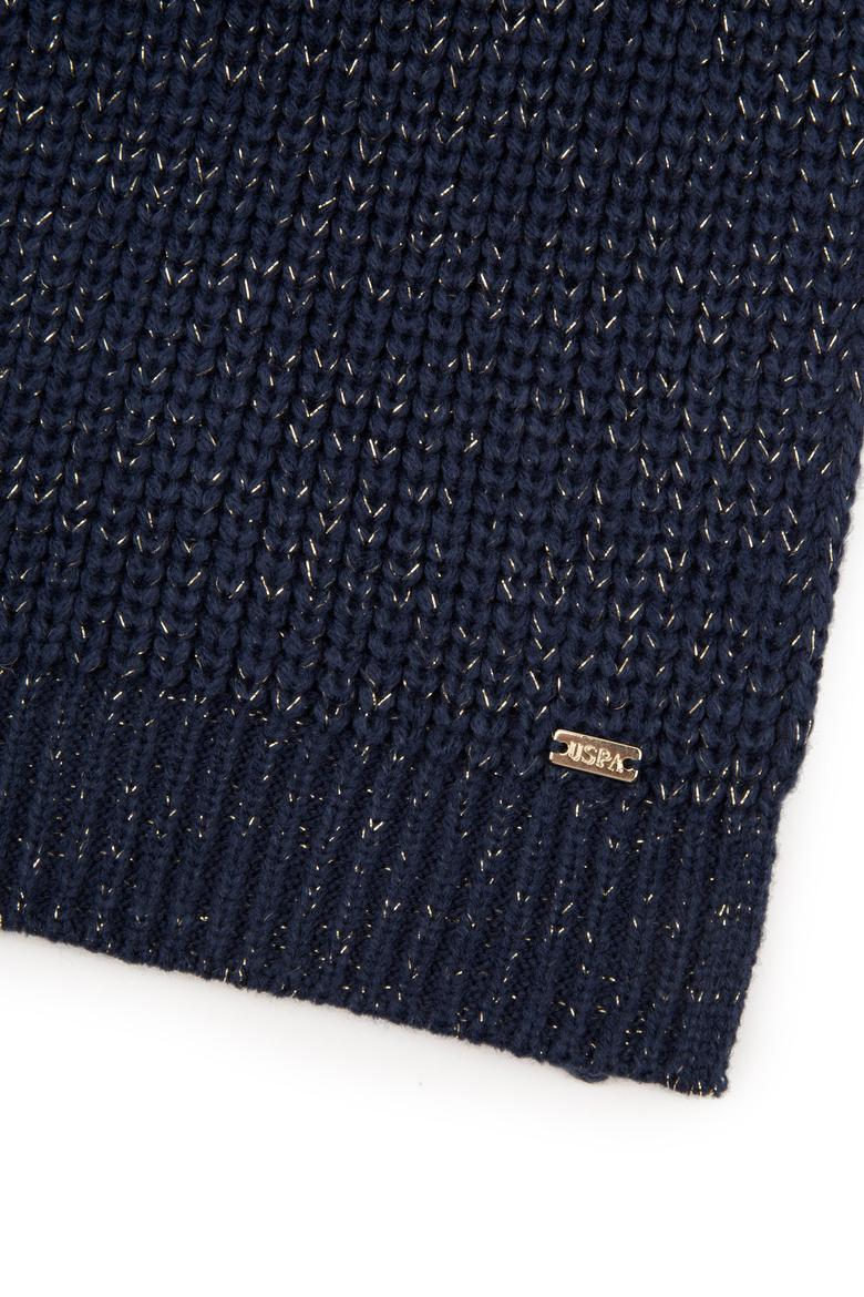 Kadın Lacivert Kaşkol - 50228123001