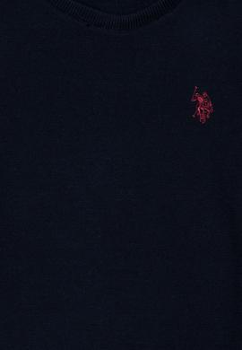 Erkek Çocuk Lacivert Bisiklet Yaka Triko Kazak - 50237155010