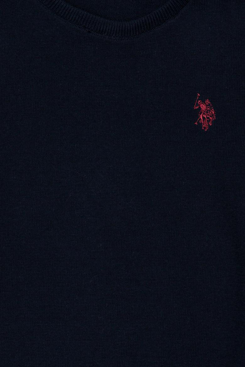 Erkek Çocuk Lacivert Bisiklet Yaka Triko Kazak - 50237155010