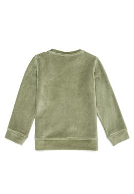 Çocuk Yeşil Bisiklet Yaka Sweatshirt - 50240637012