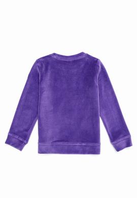 Çocuk Violet Bisiklet Yaka Sweatshirt - 50240637024
