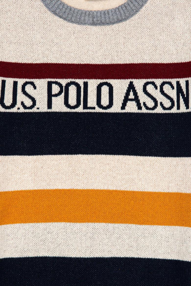 Erkek Çocuk Gri Melanj Triko Kazak - 50237698003