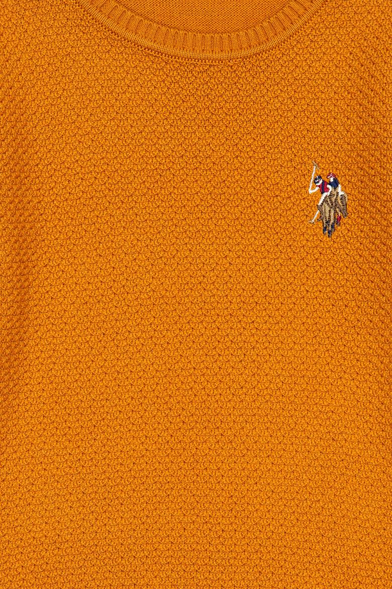 Erkek Çocuk Safran Bisiklet Yaka Triko Kazak - 50237149044