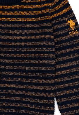 Erkek Çocuk Safran Bisiklet Yaka Triko Kazak - 50237696011