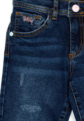 Kız Çocuk Mavi Jean Pantolon - 50238304001