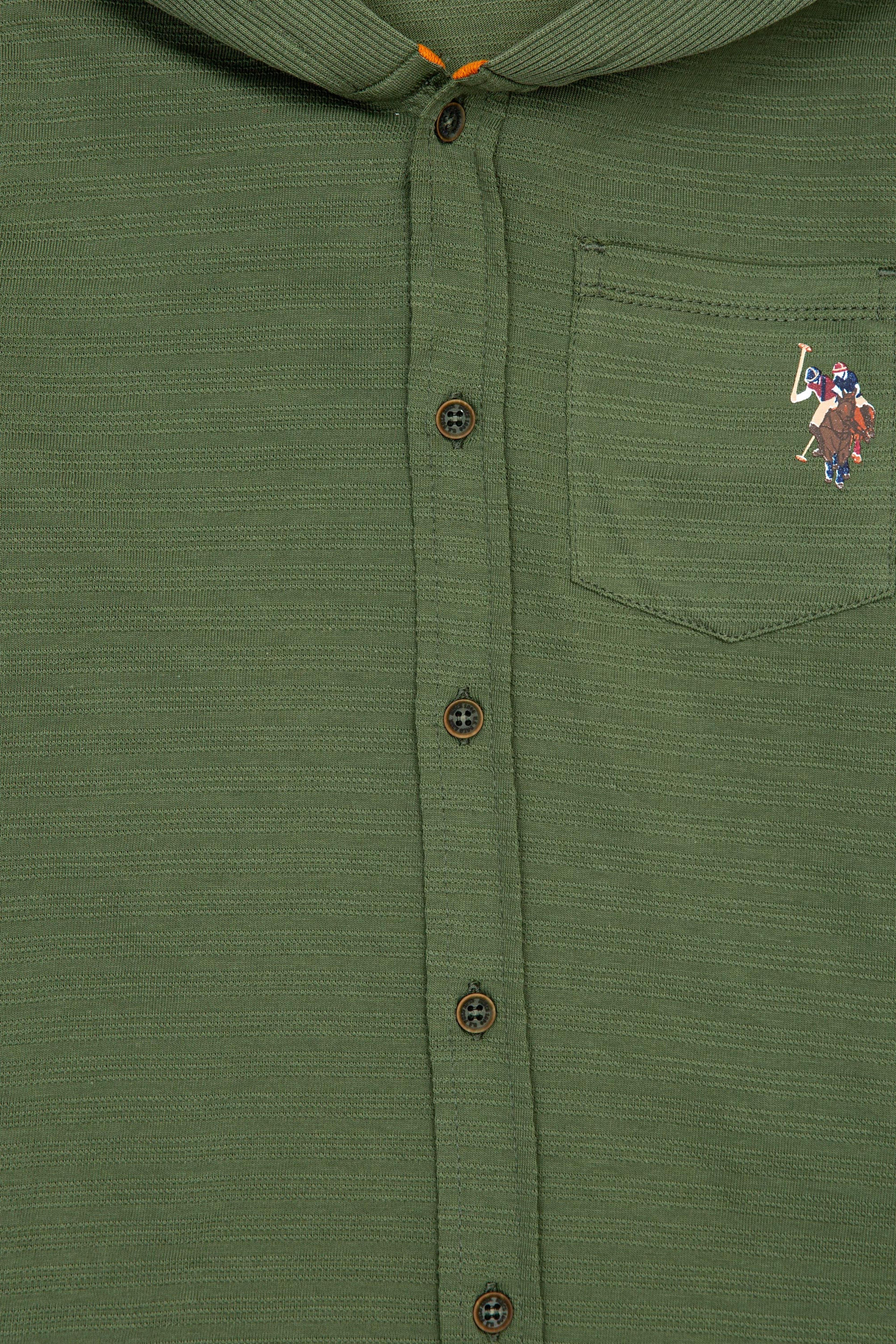 Erkek Çocuk Haki Sweatshirt - Image 3
