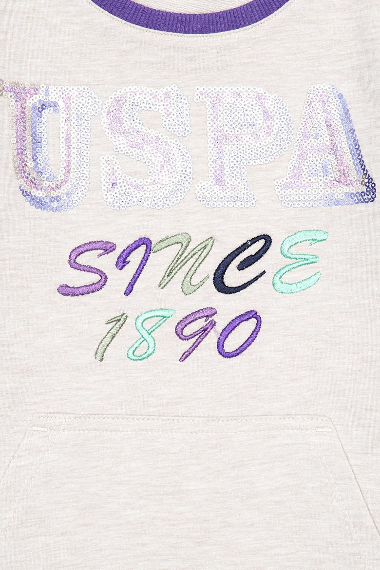 Kız Çocuk Bej Melanj Sweatshirt - 50240620007