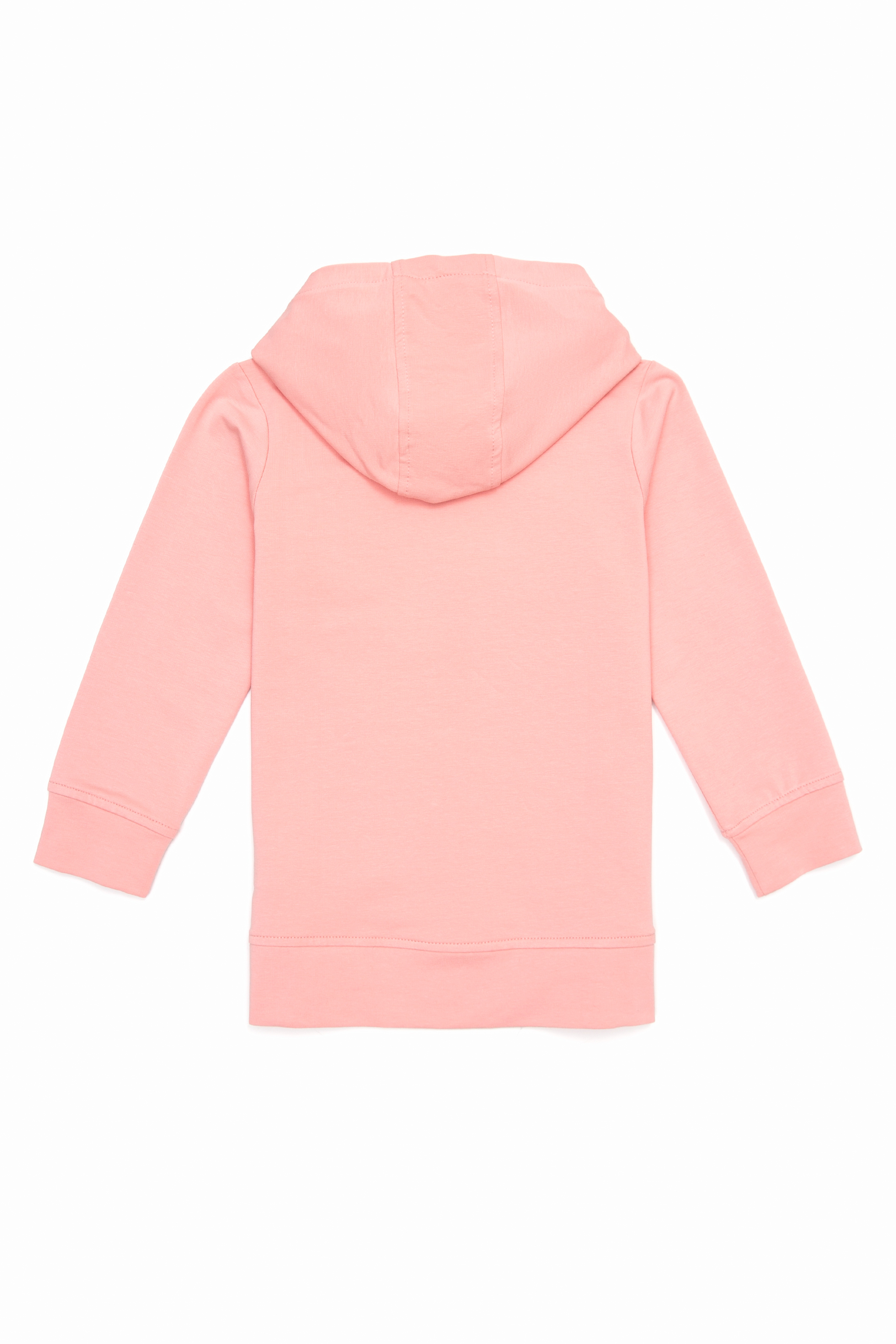 Kız Çocuk Pembe Kapüşonlu Sweatshirt