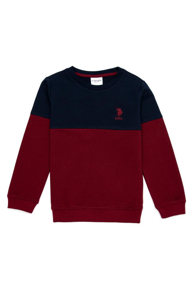 Erkek Çocuk Bordo Sweatshirt