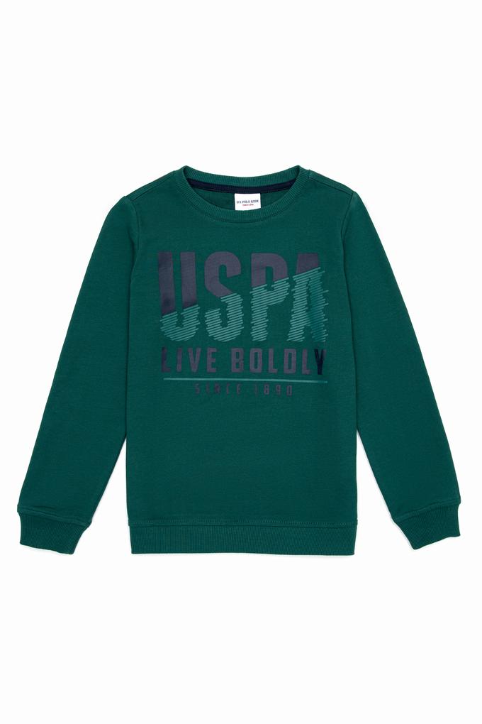 Erkek Çocuk Koyu Yeşil Sweatshirt