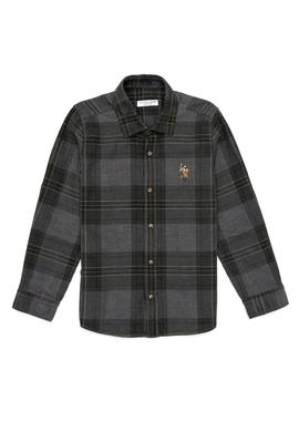 Erkek Çocuk Haki Uzun Kollu Gömlek - 50238056003