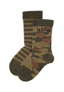 Erkek Çocuk Haki Çorap - 50241080005