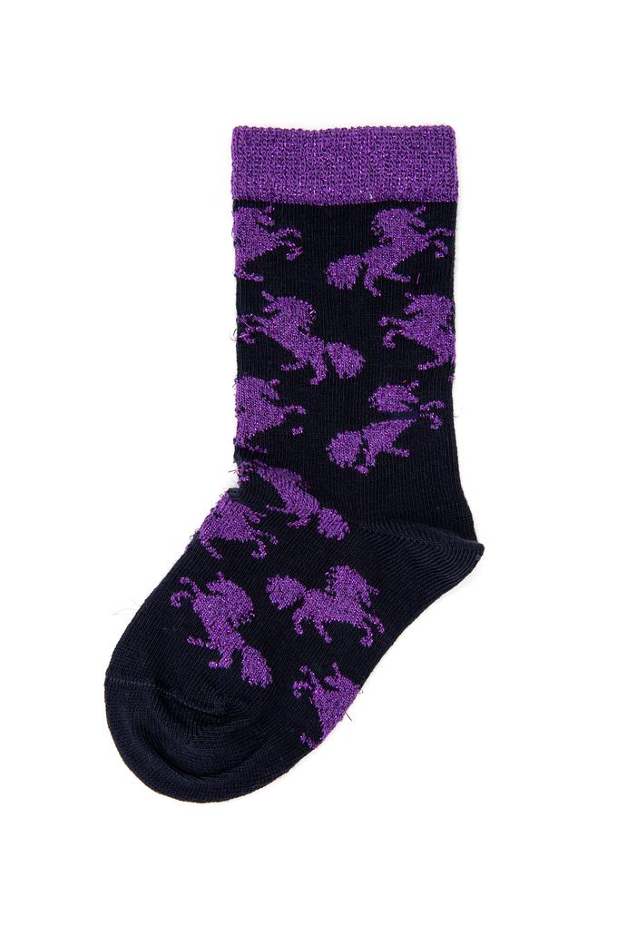 Kız Çocuk Lacivert Çorap