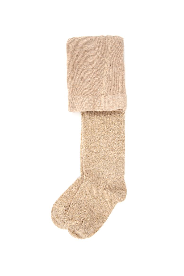 Kız Çocuk Bej Külotlu Çorap