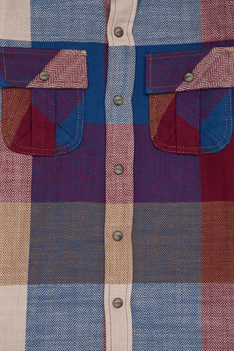 Erkek Çocuk Kırmızı Gömlek Uzunkol - 50208201017