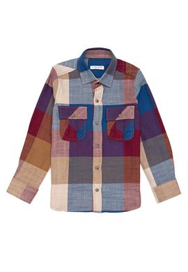 Erkek Çocuk Kırmızı Gömlek Uzunkol - 50208201017