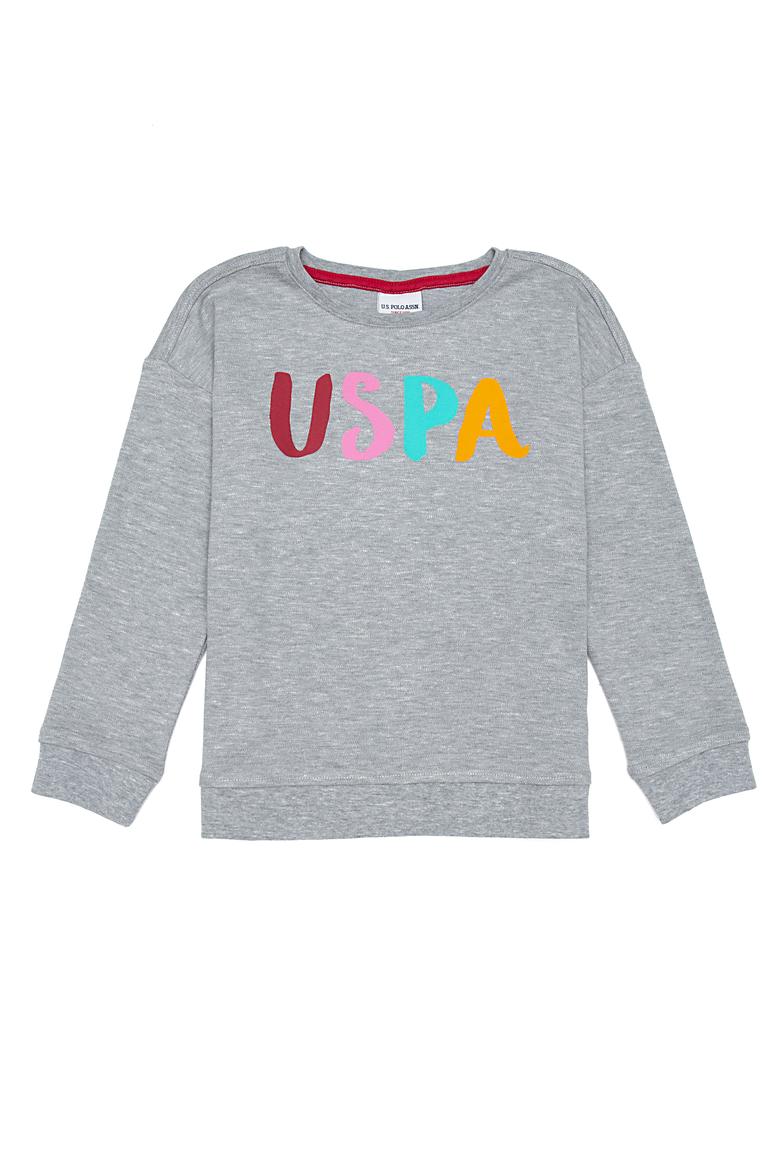 Kız Çocuk Gri Sweatshirt