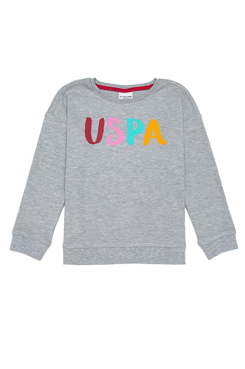 Kız Çocuk Gri Sweatshirt