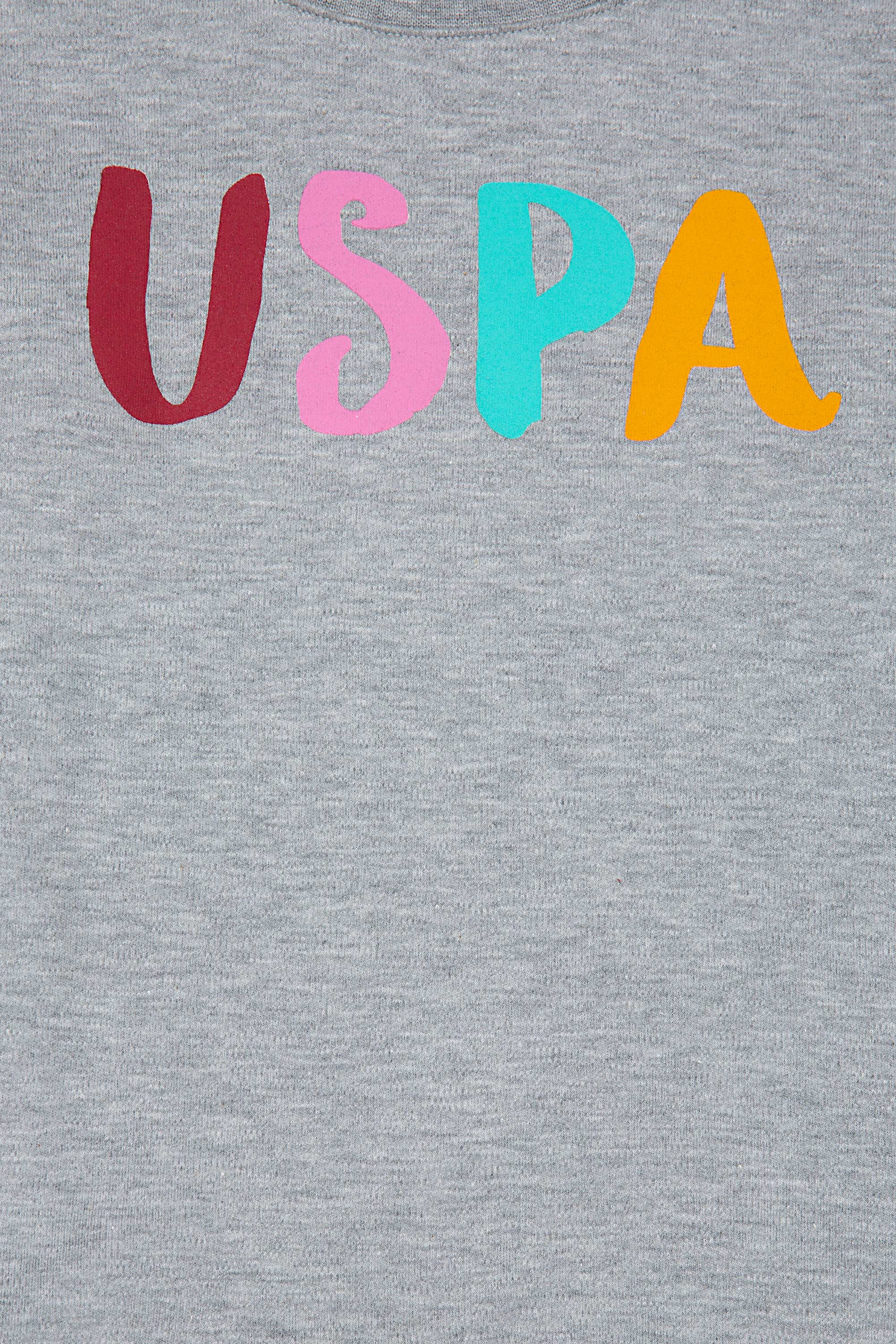 Kız Çocuk Gri Sweatshirt