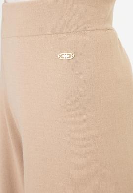 Kadın Kahverengi Triko Pantolon - 50252876012