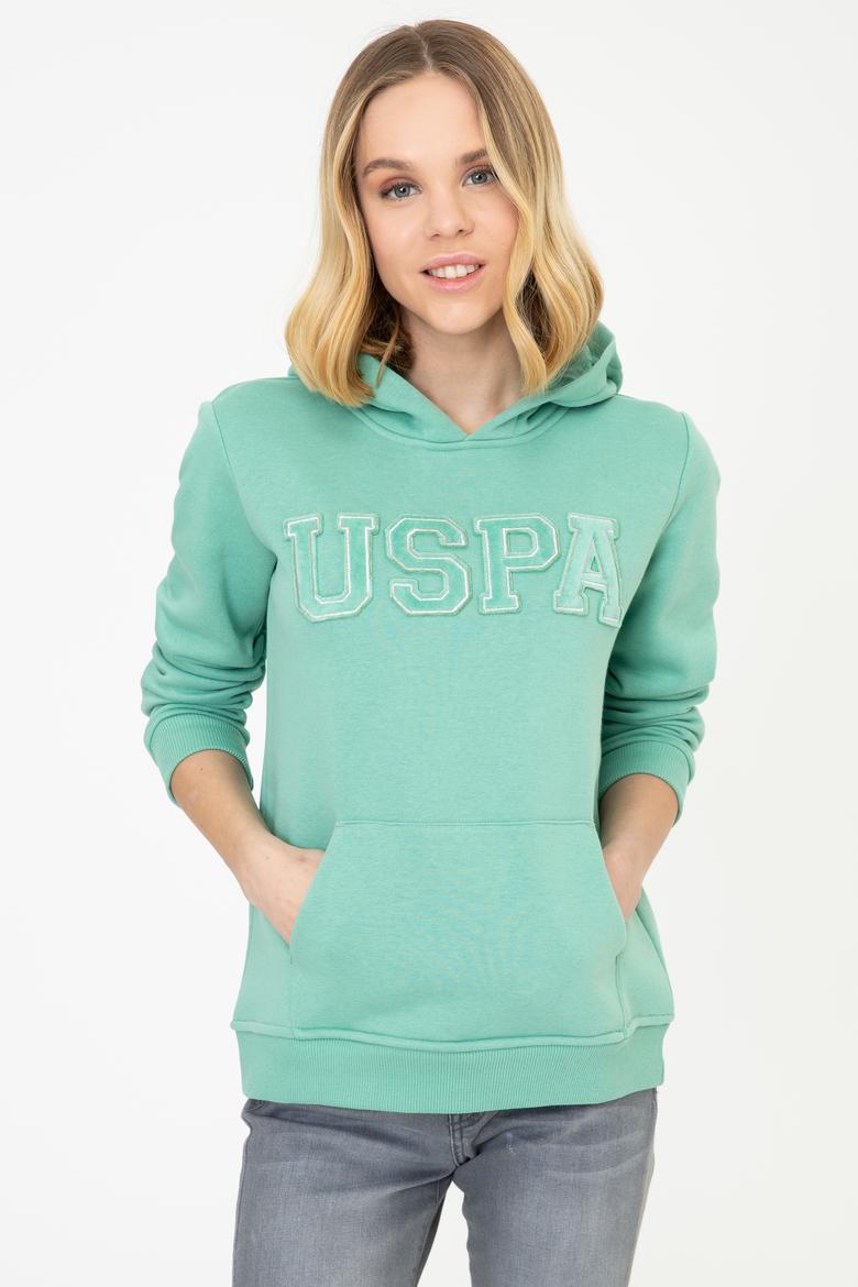 Kadın Mint Yeşili Sweatshirt Basic