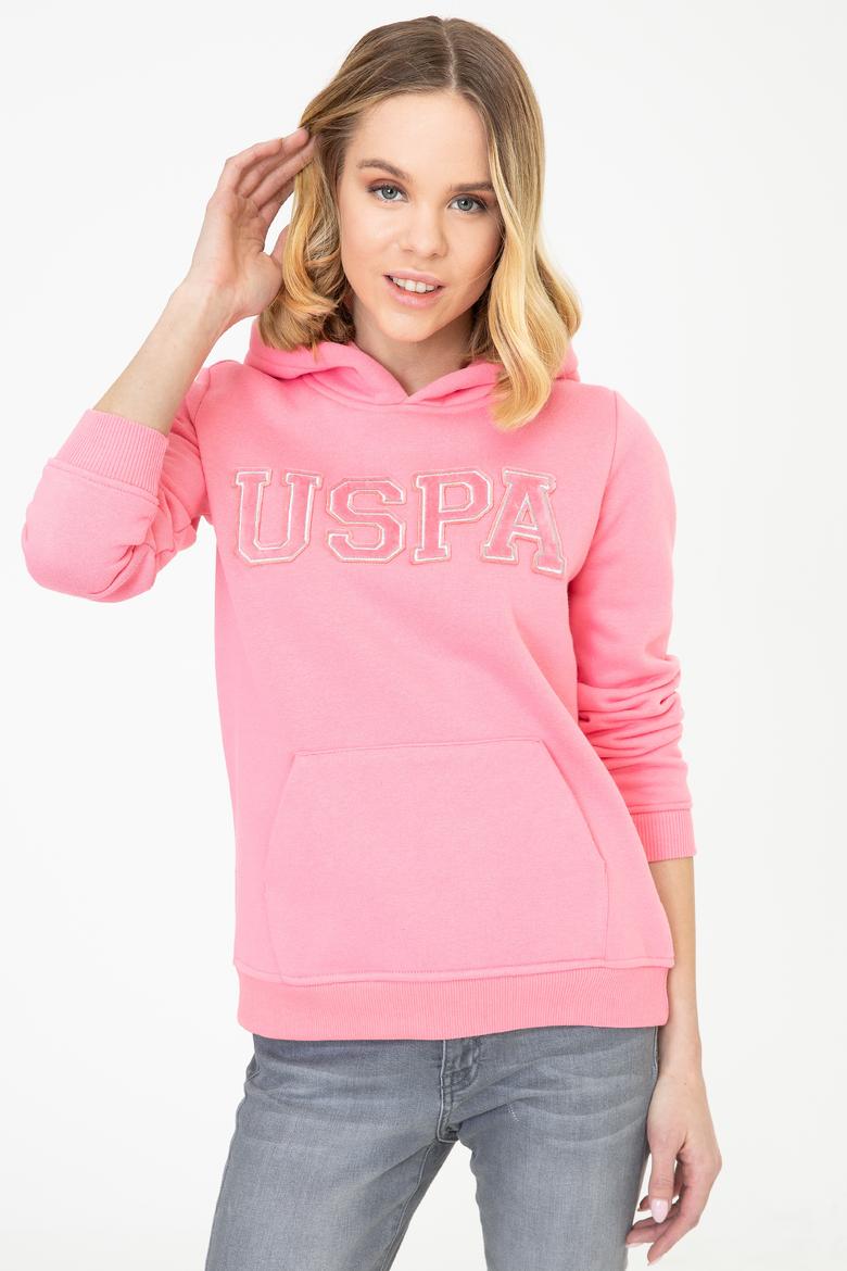 Kadın Pembe Sweatshirt Basic