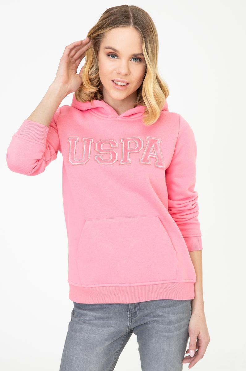 Kadın Pembe Sweatshirt Basic