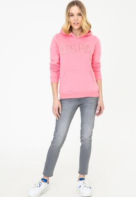 Kadın Pembe Sweatshirt Basic - 50249241076